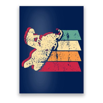 Snowmobiling Retro Vintage Poster