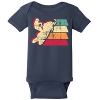 Snowmobiling Retro Vintage Baby Bodysuit