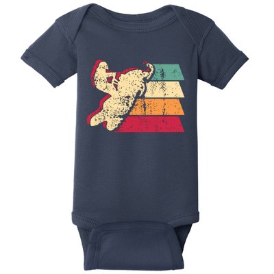 Snowmobiling Retro Vintage Baby Bodysuit