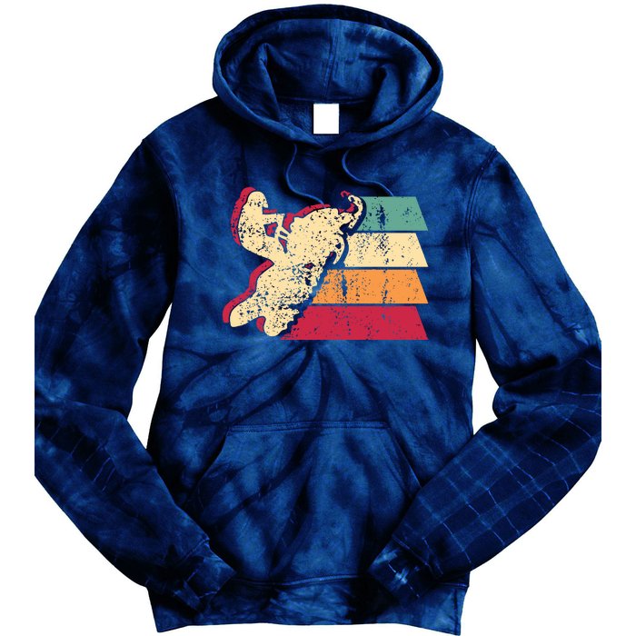 Snowmobiling Retro Vintage Tie Dye Hoodie