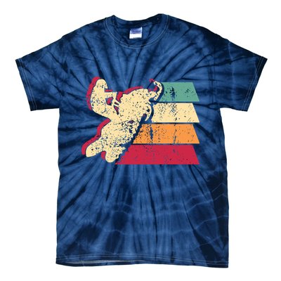 Snowmobiling Retro Vintage Tie-Dye T-Shirt