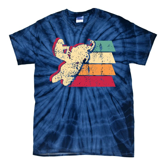 Snowmobiling Retro Vintage Tie-Dye T-Shirt