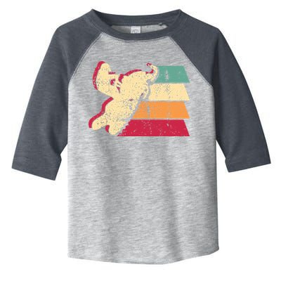 Snowmobiling Retro Vintage Toddler Fine Jersey T-Shirt