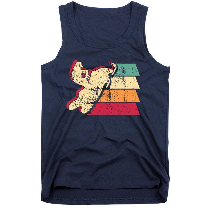 Snowmobiling Retro Vintage Tank Top