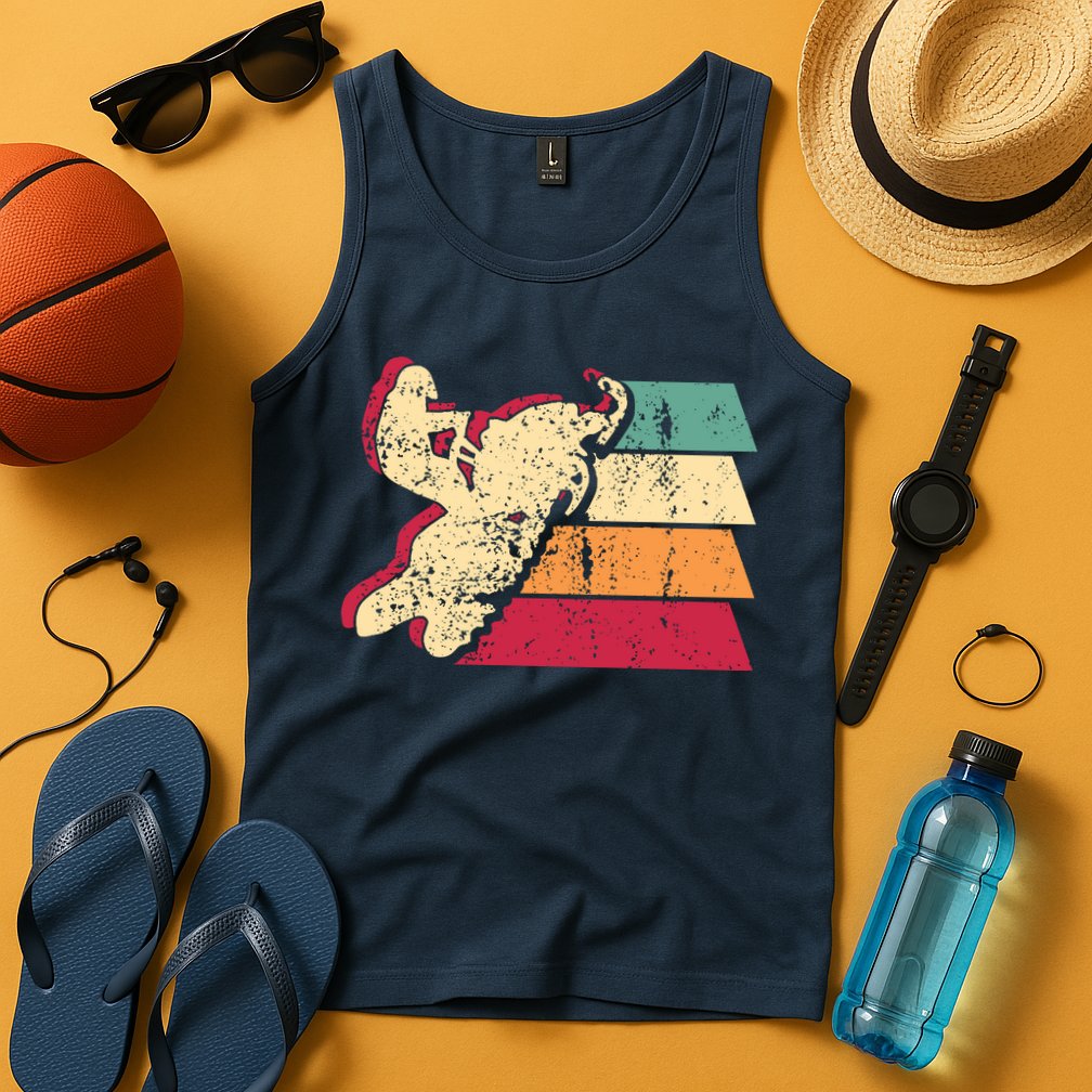 Snowmobiling Retro Vintage Tank Top