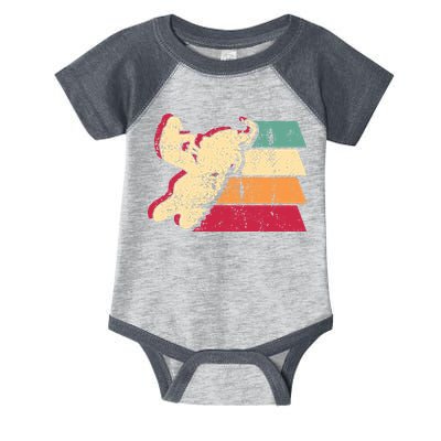 Snowmobiling Retro Vintage Infant Baby Jersey Bodysuit
