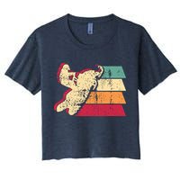 Snowmobiling Retro Vintage Crop Top
