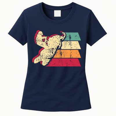 Snowmobiling Retro Vintage Womens T-Shirt