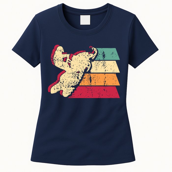 Snowmobiling Retro Vintage Womens T-Shirt