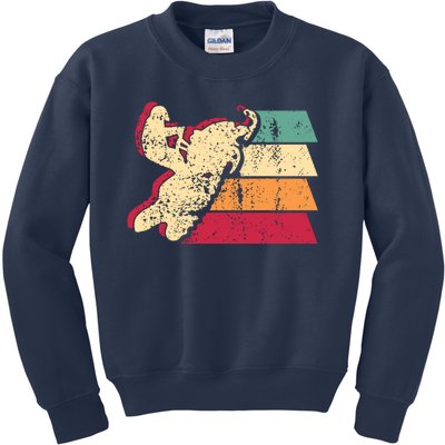 Snowmobiling Retro Vintage Kids Sweatshirt