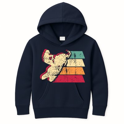 Snowmobiling Retro Vintage Kids Hoodie