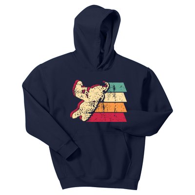 Snowmobiling Retro Vintage Kids Hoodie