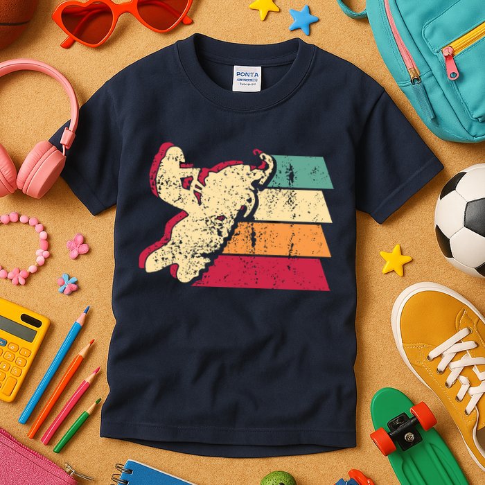 Snowmobiling Retro Vintage Kids T-Shirt
