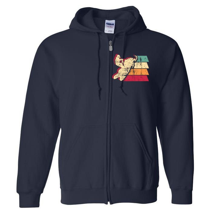 Snowmobiling Retro Vintage Full Zip Hoodie