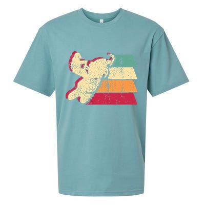 Snowmobiling Retro Vintage Sueded Cloud Jersey T-Shirt