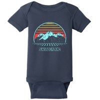 Switzerland Retro Vintage 80s Style Baby Bodysuit