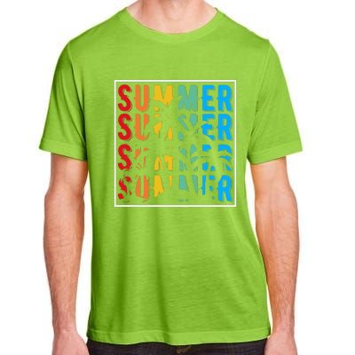 Summer Retro Vintage Adult ChromaSoft Performance T-Shirt