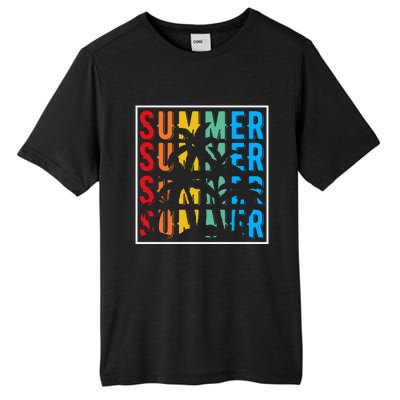 Summer Retro Vintage Tall Fusion ChromaSoft Performance T-Shirt