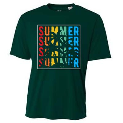 Summer Retro Vintage Cooling Performance Crew T-Shirt