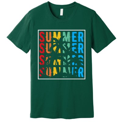 Summer Retro Vintage Premium T-Shirt