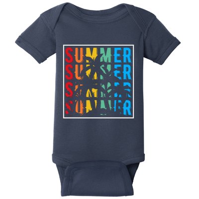 Summer Retro Vintage Baby Bodysuit