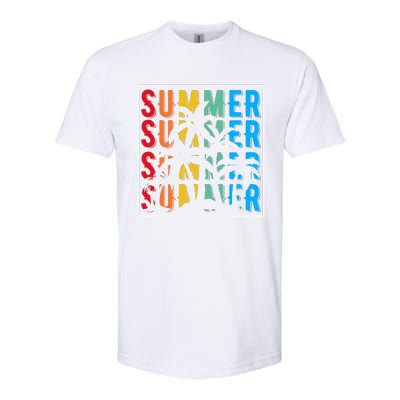 Summer Retro Vintage Softstyle CVC T-Shirt