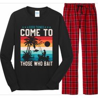 Summer Retro Vintage Graphic Long Sleeve Pajama Set