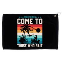 Summer Retro Vintage Graphic Grommeted Golf Towel