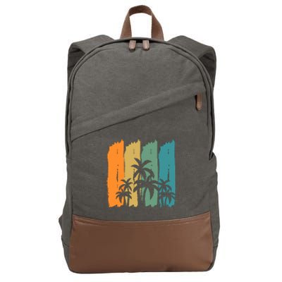 Summer Retro Vintage Cotton Canvas Backpack