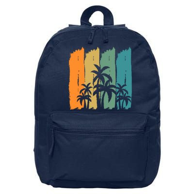 Summer Retro Vintage 16 in Basic Backpack