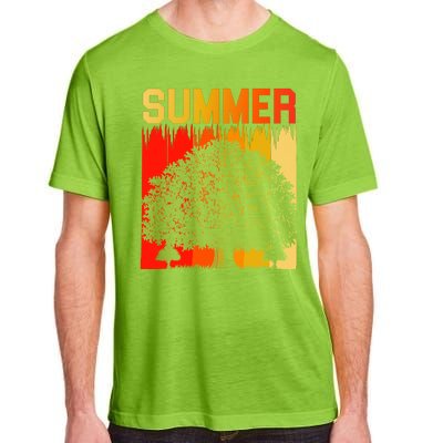 Summer Retro Vintage Adult ChromaSoft Performance T-Shirt