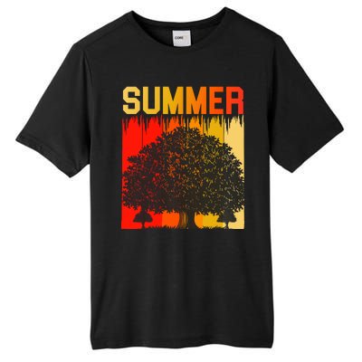 Summer Retro Vintage Tall Fusion ChromaSoft Performance T-Shirt