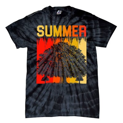 Summer Retro Vintage Tie-Dye T-Shirt