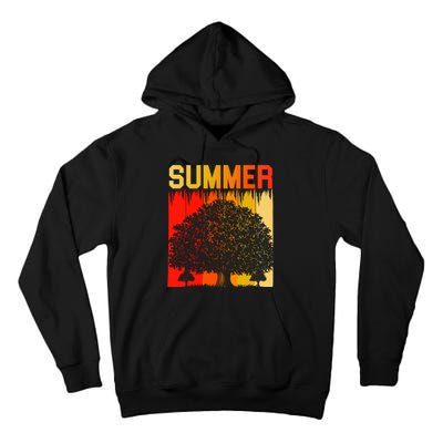 Summer Retro Vintage Tall Hoodie