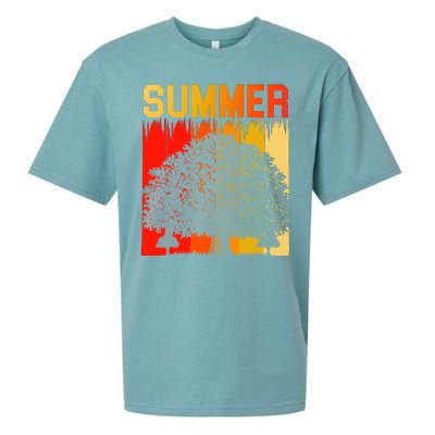 Summer Retro Vintage Sueded Cloud Jersey T-Shirt