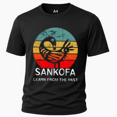 Sankofa Retro Vintage Learn From The Past African Bird Performance Shirt