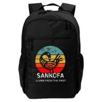 Sankofa Retro Vintage Learn From The Past African Bird Backpack