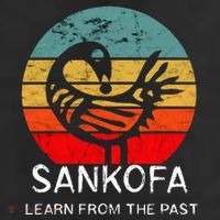 Sankofa Retro Vintage Learn From The Past African Bird Beanie