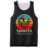 Sankofa Retro Vintage Learn From The Past African Bird Mesh Reversible Basketball Jersey Tank