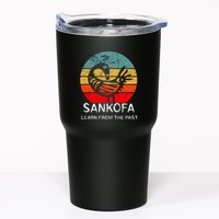 Sankofa Retro Vintage Learn From The Past African Bird Tumbler