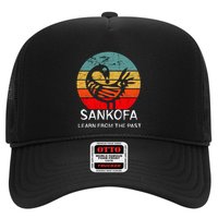 Sankofa Retro Vintage Learn From The Past African Bird Trucker Hat