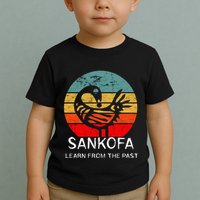 Sankofa Retro Vintage Learn From The Past African Bird Toddler T-Shirt