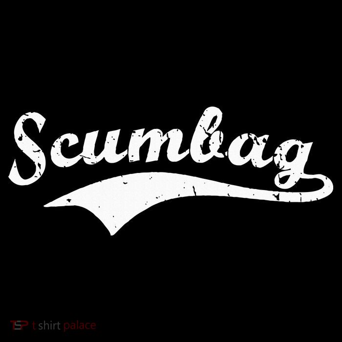 Scumbag Retro Vintage Scum Bag Swoosh Button