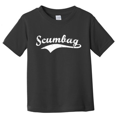 Scumbag Retro Vintage Scum Bag Swoosh Toddler T-Shirt