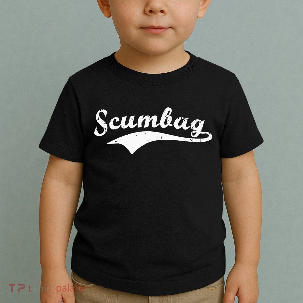 Scumbag Retro Vintage Scum Bag Swoosh Toddler T-Shirt