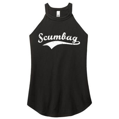 Scumbag Retro Vintage Scum Bag Swoosh Women's Perfect Tri Rocker Tank