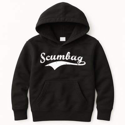 Scumbag Retro Vintage Scum Bag Swoosh Kids Hoodie