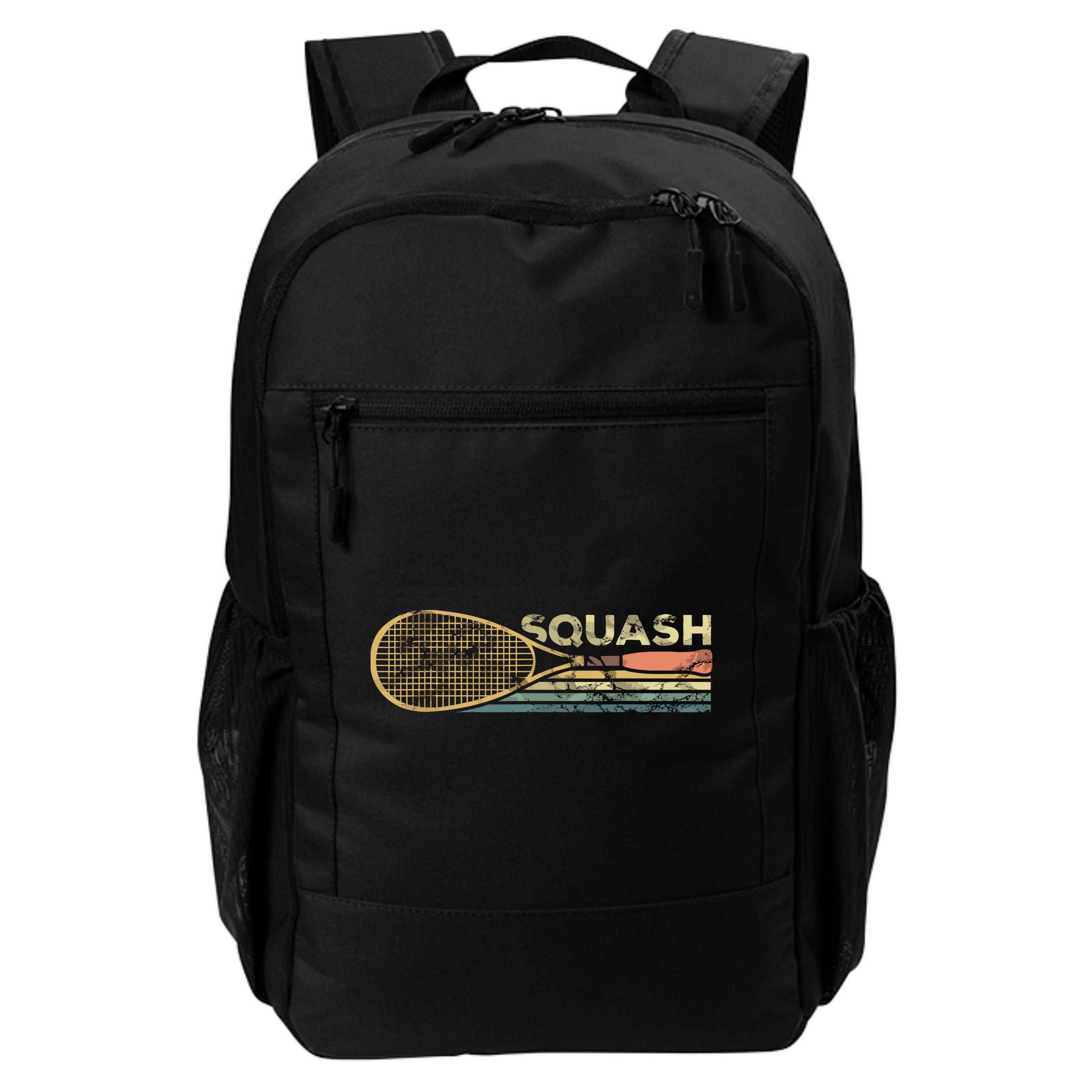 Squash Racket Vintage Squash Lover Funny Sports Enthusiast Backpack