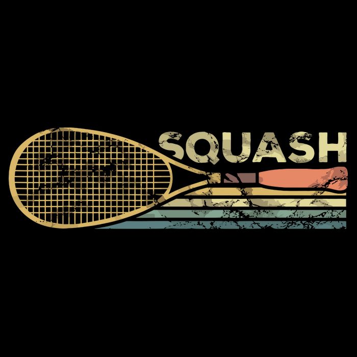 Squash Racket Vintage Squash Lover Funny Sports Enthusiast Backpack