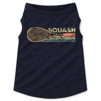 Squash Racket Vintage Squash Lover Funny Sports Enthusiast Doggie Tank